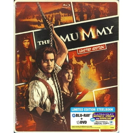 The Mummy (1999) (Blu-ray + DVD + Digital HD) (Steelbook) (Widescreen)