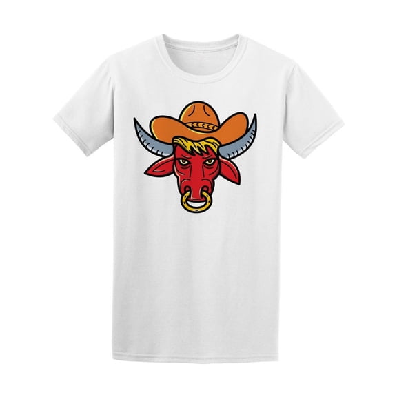 Red Texas Longhorn Bull Tee Men's -Image by Shutterstock