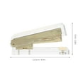 thumbnail image 2 of Office Stapler,Acrylic Stapler Multi-Function Hand Stapler Professional Office Stapler Office Supply, 2 of 7