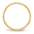 thumbnail image 2 of 10k Yellow Gold 2mm Half Round Wedding Band Size 5.5 1HR020, 2 of 5