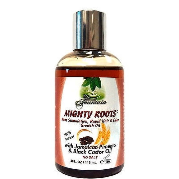 Natural Hairline Edge & Hair Growth Oil/Jamaican Pimento Black Castor Oil 4oz
