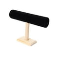 thumbnail image 2 of Wooden Jewelry Display Stand with T-Bar, Tabletop Jewelry Display Stand, Elegant Style F, 2 of 9