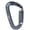 Gray, variant on Riousery 12KN D-Shaped Buckle Carabiner Clip for Outdoor Camping Hiking, 7075 Aerospace Aluminum, Auto Lock System, Heavy Duty Accessory, 3.1 x 1.8 inches / 8 x 4.6 cm, Gray