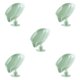 thumbnail image 1 of Jaboneras resistentes Naiovety en forma de hoja soporte de esponja multiusos ventosa Verde, 1 of 6