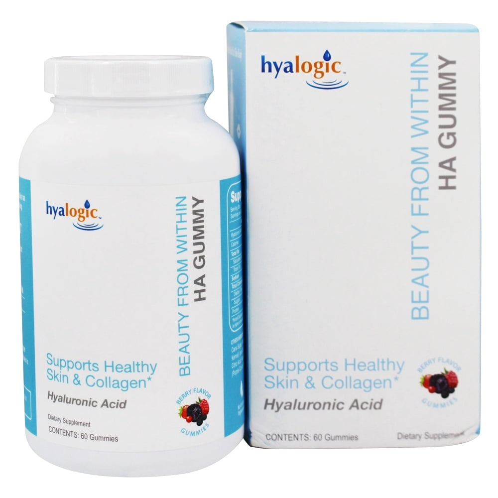 Hyalogic Beauty From Within Hyaluronic Acid HA Gummy Berry Flavor