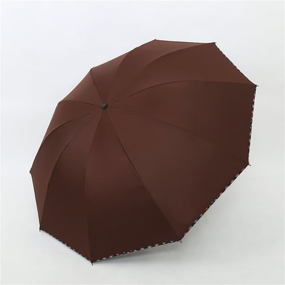 Xihbxyly Principal Paraguas Extra Grande, Sombrilla Gruesa de Doble Propuesta, Sombrilla Plegable