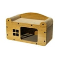 thumbnail image 1 of ZLight Cat Corrugated House Kitty Condo for Small, Decor edium Cats Large and Home brown M, 1 of 6