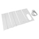 thumbnail image 3 of Kit de ventilación de ventana de aire acondicionado PVC Fácil instalación Accesorio de ventana de aire acondicionado ajustable universal sin costuras 4 placas para ventana de 140 cm, 3 of 5