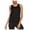 Black, variant on Racer Back Tank Tops Womens Sleeveless Cropped Tank Tops Scoop Neck Basic Undershirt Running Muscle Tank Yoga Shirts Loose Fit Racerback Breathable Tee (Khaki,XXL)