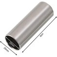 thumbnail image 2 of 2 Pieces Glass Slide And Stainless Steel Slide In Box For Guitar, Bass, Medium (6 Cm), 2 of 5