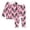 Pink, variant on Halloween Toddler Girl Pajamas Cute Bat Boys Pajama Set Long Sleeve Sleepwear Nightwear Pjs Loungewear Black 3Y