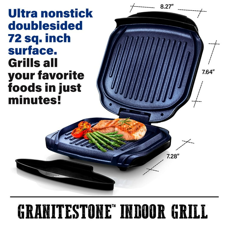 GraniteStone Diamond Non-Stick Aluminum Smokeless Indoor Electric Gril