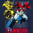 thumbnail image 3 of CafePress - Transformers Teamwork Dark T Shirt - Men's Classic Graphic Cotton T-Shirt, 3 of 4