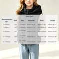 thumbnail image 3 of LOINRODI Girls Puffer Vest, Quilted Hooded Snap Button Sleeveless Warm Padded Outerwear for Cold Weather Black Size 5-6, 3 of 9