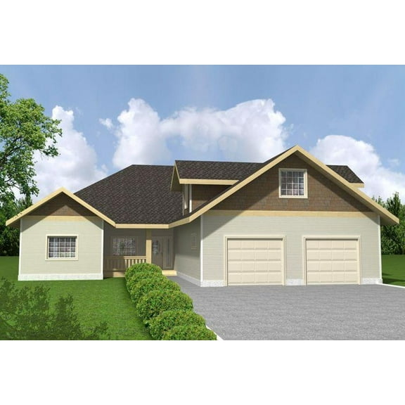 001-2149: Northwest ICF 2 Bed, 2 Bath Luxury Home Plan, 2356 Sq Ft: Full Blueprints with License to Build by Home Plan Marketplace - Lesuto