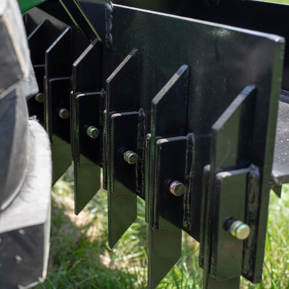 Titan Attachments 3 Point 72" Soil Pulverizer, Quick Hitch Category 1 and 2 Tractors, Drum Spike Seedbed Prep