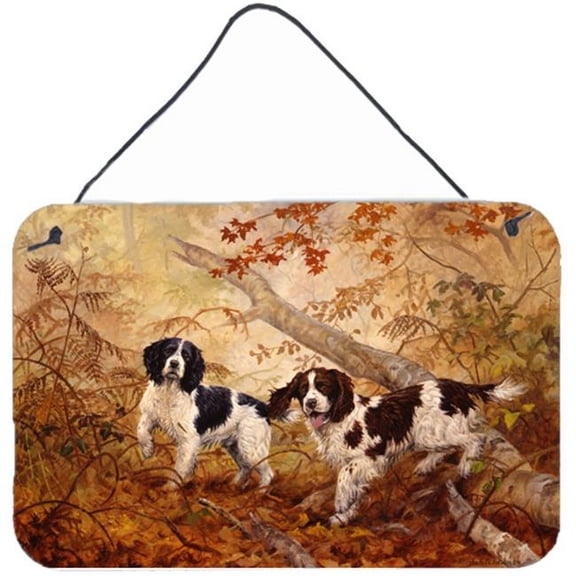 Springer Spaniels by Elizabeth Halstead Wall or Door Hanging Prints