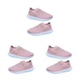 thumbnail image 4 of Minnieouse Zapatillas de deporte planas de malla, zapatos ostentosos de cristal, zapatillas informales con calcetines, parte inferior cómoda de Type1 NO1, 4 of 6
