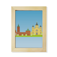 thumbnail image 1 of Nizhny Novgorod Rusia símbolo nacional Escritorio de madera Arte Pintura 6x8 pulgadas marco de foto foto, 1 of 4