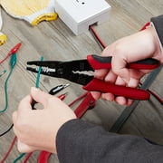 أداة Wgge Wg-015 الاحترافية للتجعيد / أداة متعددة الأدوات وقص الأسلاك (أداة يد متعددة الوظائف)