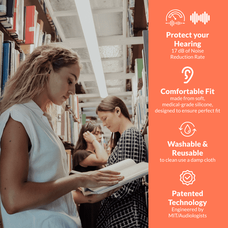EAROS ONE High Fidelity 17dB Acoustic Filters Hearing Protection for Musicians, Travel, Raves & Concerts, Reusable Medical Grade Alternative to Ear Plugs,