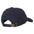thumbnail image 4 of Glitter Crown Embroidered Unstructured Washed Cap - Navy OSFM, 4 of 5