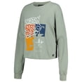 thumbnail image 2 of Women's The Wild Collective Gray Houston Astros Cropped Long Sleeve T-Shirt, 2 of 3