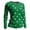 Green, variant on St Patrick's Day Shirt for Women Crew Neck Shamrock Graphic Long Sleeve Tees Casual Tunic Tops Green L