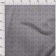 thumbnail image 2 of oneOone Georgette Viscose Light Gray Fabric Leaves & Floral Block Sewing Material Print Fabric By The Yard 42 Inch Wide, 2 of 4