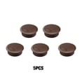thumbnail image 3 of Injueey Cubierta ajustable para orificios de para escritorio de ordenador, decoración fácil de instalar y práctica, 5 pack/lote cartulina marrón 60mm, 3 of 6
