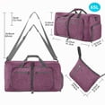 thumbnail image 2 of Bolsa de viaje Vomgomfom de 65 litros con compartimento para zapatos, color morado, 2 of 7