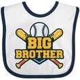 thumbnail image 3 of Inktastic Big Brother Baseball Boys Baby Bib, 3 of 4