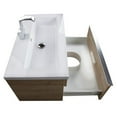 thumbnail image 6 of Cutler Kitchen and Bath Trough 30" Wood/Cultured Marble Bathroom Vanity in Oak, 6 of 6