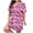 Pink2, variant on biudgviw Valentines Day Sleep Shirts for Women Heart Print Sleepwear Oversized Casual Short Sleeve Crewneck Nightshirt Soft Nightgown