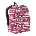 thumbnail image 2 of Everest Unisex Pattern Printed Backpack Burgundy, 2 of 4