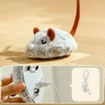 thumbnail image 5 of Tvtnvo Interactive Pet Toy Motorized Mouse Self Play Teaser Rechargeable Automatic Random Movement Remote Control Touch Activated for Indoor Exercise and Hunting Instincts Gray 3.5in, 5 of 5