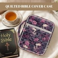 thumbnail image 7 of FOR U DESIGNS Skull Rose Pattern Bible Cover Large Capacity Church Bag Bible Protective Washable Bible Holder Case Bible Carrier Tote Bag with Handle and Zipper, 7 of 7
