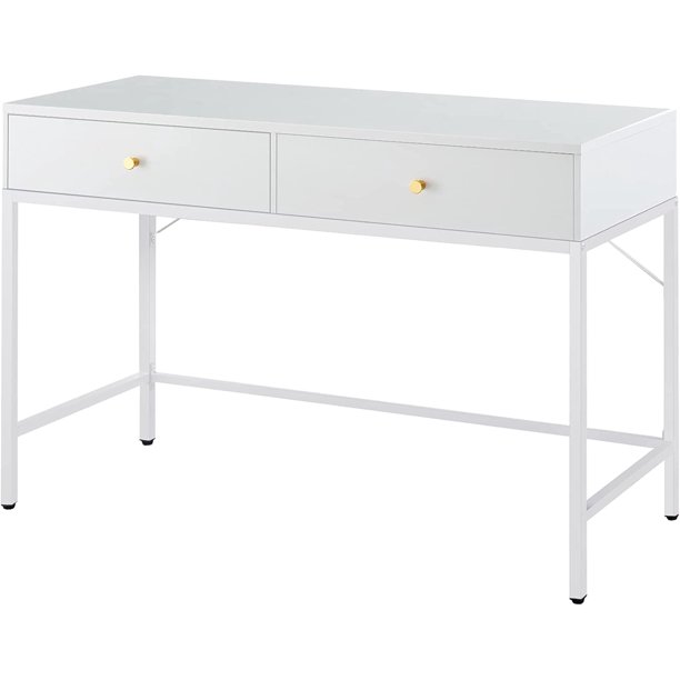 General Vanity Desk with Drawers 47 inch Computer Desk Modern General