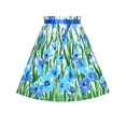 thumbnail image 5 of Girls Dress Blue Flower Cotton Sleeveless Sundress 9-10 Years, 5 of 7