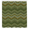 thumbnail image 3 of Ambesonne Zambia Shower Curtain, Style Tribal, 69"Wx84"L, Pale Caramel Yellow, 3 of 3