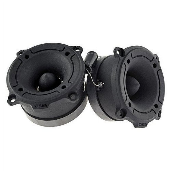 DS18 PRO-TW120B Super Tweeter in Black - 1", Aluminum Frame and Diaphragm, 300W Max, 200W RMS, 4 Ohms, Built In Crossover - PRO Tweeters Are the Best in the Pro Audio and Voceteo M