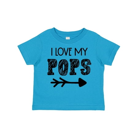 

Inktastic I Love My Pops with Arrow Gift Toddler Boy or Toddler Girl T-Shirt
