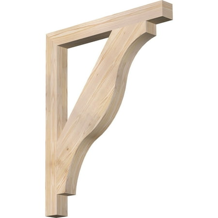 

Ekena Millwork 3 1/2 W x 34 D x 42 H Funston Block Smooth Bracket Douglas Fir