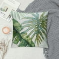 thumbnail image 2 of Nawypu  Olive Green Tropical Leaf Throw Pillow Covers Decorative Botanical Monstera Banana Leaves Couch Pillow Cases Farmhouse Outdoor Cushion Covers for Bedroom Living Room Sofa, 2 of 5