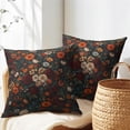 thumbnail image 5 of Vintage Floral Pattern Throw Pillow Covers 20 x 20 Inch Decorative Square Throw Pillows Set of 2 Farmhouse Floral Pillow Cases for Living Room Bedroom Home Couch Decor, 5 of 6
