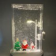 thumbnail image 5 of Snow Tales Lamp, Night Street Lamp Christmas Snow Scene Light DIY Materials, Snow Globe Night Light (Santa Claus), 5 of 9