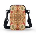 thumbnail image 2 of HELLHERO Floral Design Double Deck Adjustable Shoulder Strap Crossbody Small Bags Polyester for Women, 2 of 7