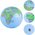 thumbnail image 1 of Globo inflable Pvc Inflación de aire Globo terráqueo inglés Tierra Pelota de playa Mapa mundial Juguete para jugar en la playa o enseñar, 1 of 2