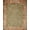 Brown Green, Pattern 1, variant on ODIKA 8'x10' Washable Area Rug Non-Slip Chair-Friendly Mat Vintage Abstract Olive Geometric Mosaic With Earth Tone Diamond Accents for Dining Room, Large Office, Lounge