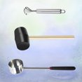 thumbnail image 1 of FUTUREORYY 3Pcs Hammer Shape Coconut Opener Kit For Drilling And Removing Coconut Meat Home Kitchen Use, 1 of 8